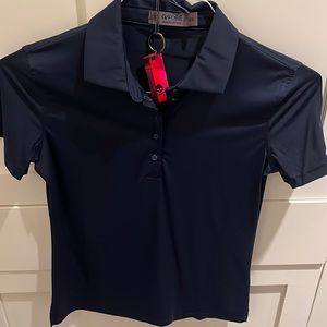 GFore XS women’s golf polo in dark Navy